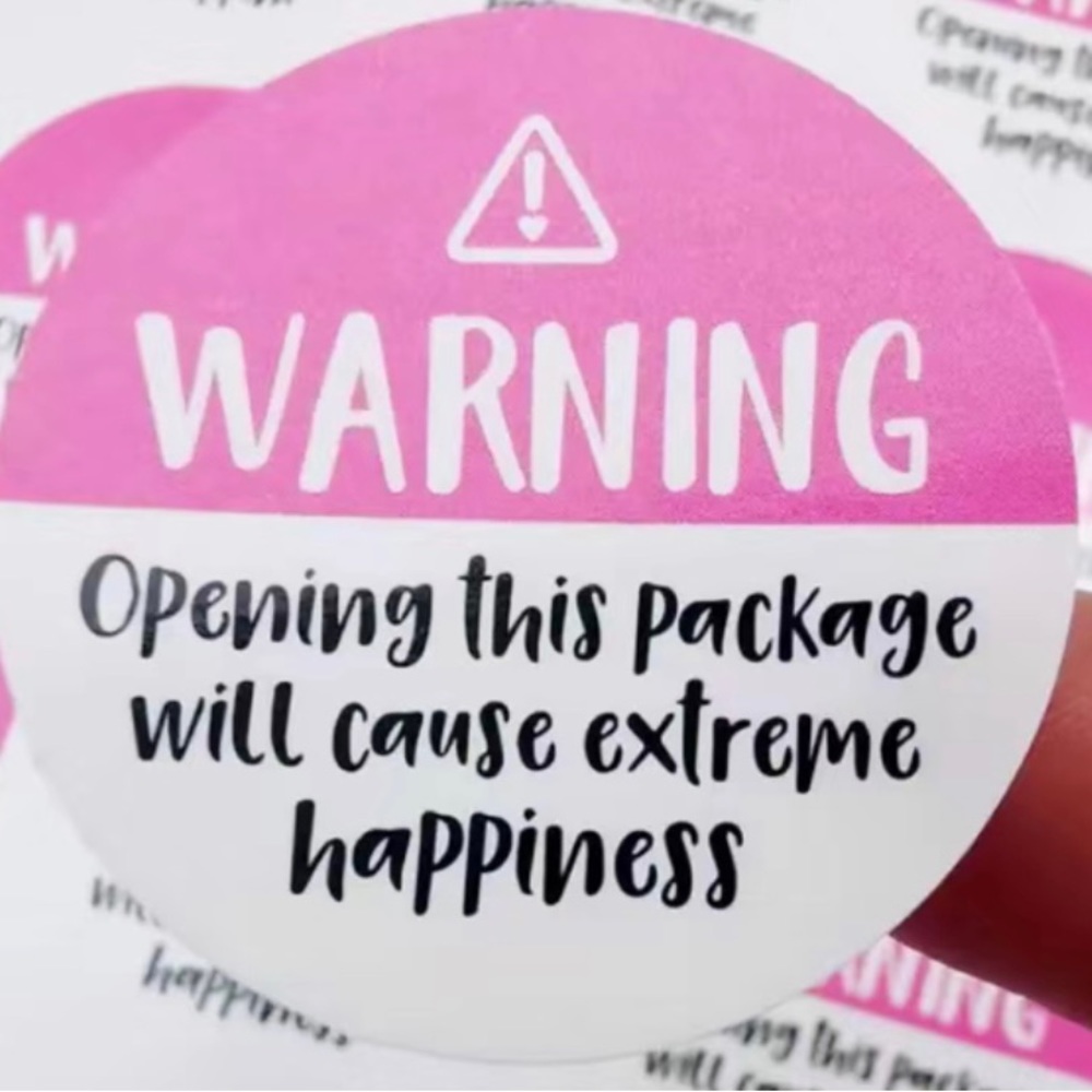 120 “Warning -Opening this package…” 1.5” Stickers